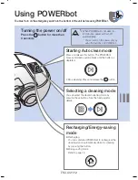 Preview for 12 page of Samsung POWERbot SR20H905 Series User Manual