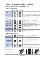 Preview for 15 page of Samsung POWERbot SR20H905 Series User Manual