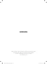 Preview for 36 page of Samsung POWERbot SR20J925 Series User Manual