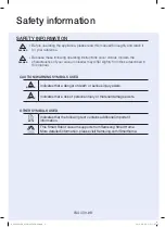 Preview for 111 page of Samsung POWERbot SR20J925 Series User Manual