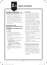 Предварительный просмотр 5 страницы Samsung POWERbot VR AM70 Series Quick Reference Manual