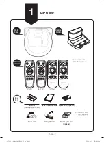 Preview for 2 page of Samsung POWERbot VR10M703PW9 Quick Reference Manual