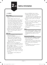 Preview for 5 page of Samsung POWERBOT Quick Reference Manual