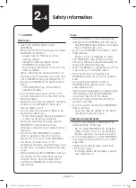 Preview for 6 page of Samsung POWERBOT Quick Reference Manual