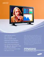 Samsung PPM 50H3 Specifications preview