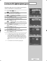 Preview for 29 page of Samsung PPM42M5H Owner'S Instructions Manual