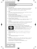 Preview for 2 page of Samsung PPM42M7H Owner'S Instructions Manual