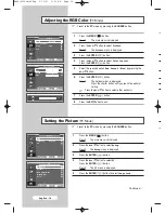 Preview for 18 page of Samsung PPM42M7H Owner'S Instructions Manual