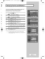 Preview for 27 page of Samsung PPM42M7H Owner'S Instructions Manual