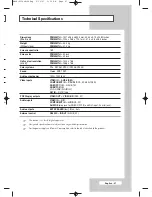 Preview for 47 page of Samsung PPM42M7H Owner'S Instructions Manual