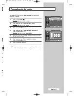 Preview for 121 page of Samsung PPM42M7H Owner'S Instructions Manual