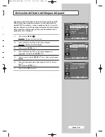 Preview for 123 page of Samsung PPM42M7H Owner'S Instructions Manual