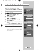 Preview for 125 page of Samsung PPM42M7H Owner'S Instructions Manual