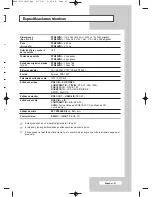 Preview for 145 page of Samsung PPM42M7H Owner'S Instructions Manual