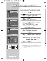 Preview for 184 page of Samsung PPM42M7H Owner'S Instructions Manual