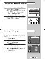 Предварительный просмотр 15 страницы Samsung PPM42M8H Owner'S Instructions Manual