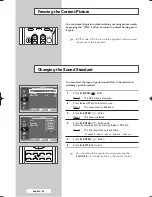 Предварительный просмотр 22 страницы Samsung PPM42M8H Owner'S Instructions Manual