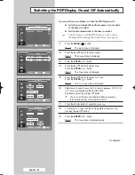 Предварительный просмотр 34 страницы Samsung PPM42M8H Owner'S Instructions Manual