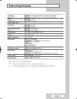 Preview for 47 page of Samsung PPM42M8HB Owner'S Instructions Manual