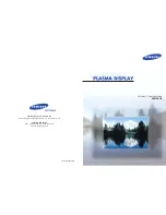 Samsung PPM50H2 Owner'S Instructions Manual preview