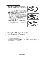 Preview for 8 page of Samsung PPM50M7F Owner'S Instructions Manual