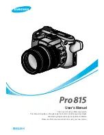 Samsung Pro 815 User Manual предпросмотр