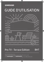 Preview for 29 page of Samsung Pro TV Terrace Edition BHT User Manual