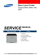 Preview for 1 page of Samsung ProXpress 402 Series Service Manual