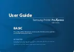 Preview for 1 page of Samsung PROXPRESS C301X SERIES User Manual