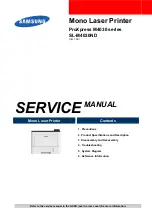 Preview for 1 page of Samsung ProXpress M4030 Series Service Manual