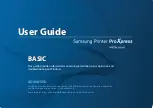 Samsung ProXpress M4030ND User Manual preview