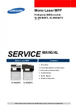 Preview for 1 page of Samsung ProXpress M456x Series Service Manual