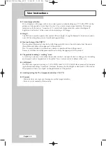 Preview for 4 page of Samsung PS-37S4H Owner'S Instructions Manual