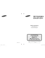 Samsung PS-42C62H Owner'S Instructions Manual preview