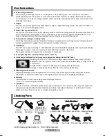 Preview for 2 page of Samsung PS-42C7HD Owner'S Instructions Manual