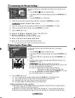 Preview for 14 page of Samsung PS-42C7HD Owner'S Instructions Manual