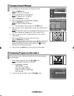 Preview for 27 page of Samsung PS-42C7HD Owner'S Instructions Manual