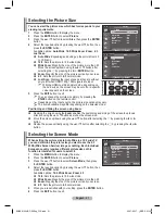 Preview for 21 page of Samsung PS-42C91HR Owner'S Instructions Manual