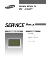 Samsung PS-42D4S Service Manual preview