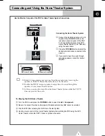 Предварительный просмотр 5 страницы Samsung PS-42D4SK Connecting