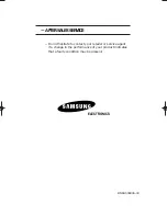 Preview for 44 page of Samsung PS-42D4ST Owner'S Instructions Manual