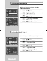 Предварительный просмотр 46 страницы Samsung PS-42D5SD Owner'S Instructions Manual