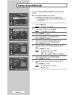 Preview for 20 page of Samsung PS-42D7HD Owner'S Instructions Manual