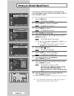 Preview for 54 page of Samsung PS-42D7HD Owner'S Instructions Manual