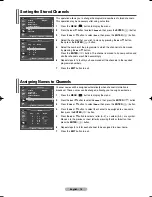 Preview for 14 page of Samsung PS-42E71H Owner'S Instructions Manual