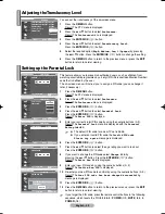 Preview for 30 page of Samsung PS-42E71HD Owner'S Instructions Manual