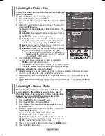 Preview for 20 page of Samsung PS-42E92H Owner'S Instructions Manual