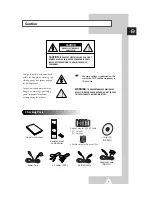 Preview for 3 page of Samsung PS-42P2ST Owner'S Instructions Manual