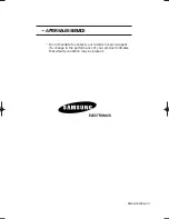 Предварительный просмотр 68 страницы Samsung PS-42P4H Owner'S Instructions Manual