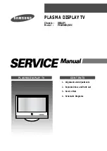 Preview for 1 page of Samsung PS-42S4S Service Manual